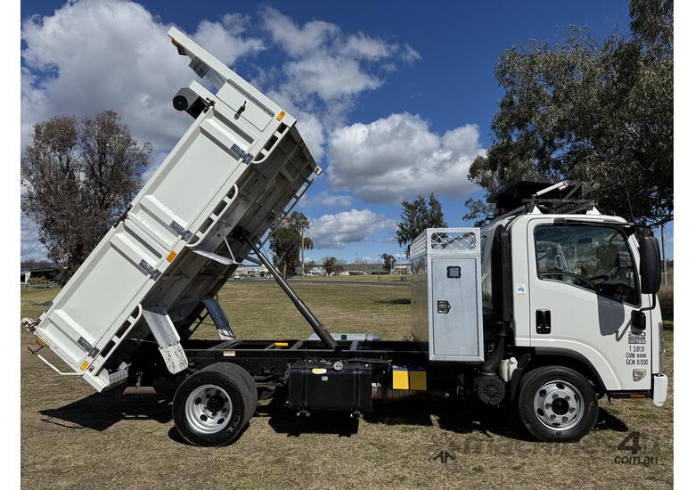 Isuzu NPR250 Medium 4x2 PTO Dropside Tipper Truck. Ex Council.