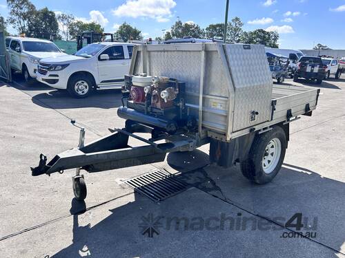 2006   Homemade Box Trailer Single Axle W/ Compressor