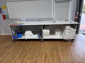 Linen Folding Table Including Contents - picture1' - Click to enlarge