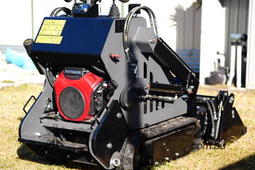 Tracked Mini Skid Steer loader Honda 23HP 4 in1 Bucket