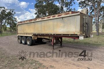 1988 BORCAT ALLUMINIUM TIP OVER AXLE TRAILER