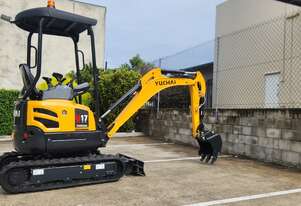 Yuchai U17 1.7ton Zero Swing Pro series mini excavator