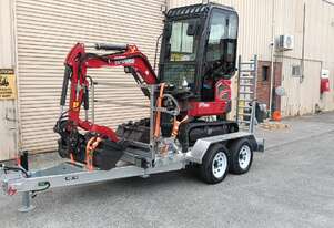 2.5c Mini Excavator + Trailer Package
