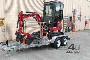 2.5c Mini Excavator + Trailer Package
