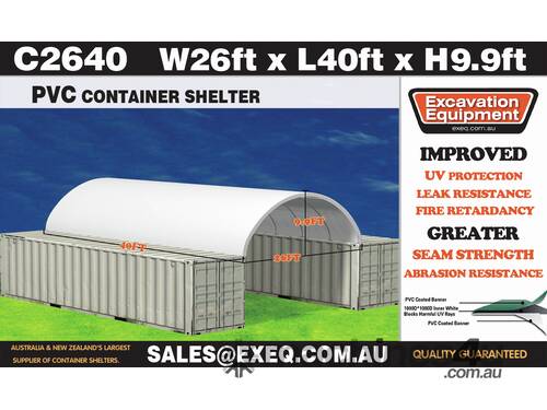 Unused Heavy duty 40ft Container Shelter