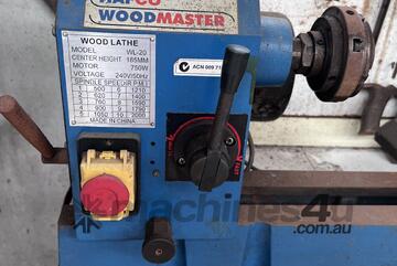 HAFCO Woodmaster WL-20 wood lathe - complete turning package