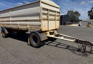 Trailer Dog Trailer Kojanup Engineering 2 axle 6m tray with removable grain side KO10129 SN1845