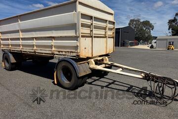 Trailer Dog Trailer Kojanup Engineering 2 axle 6m tray with removable grain side KO10129 SN1845