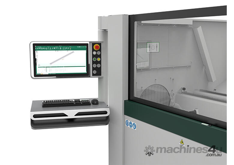caption FOM Industrie FMC120 CNC Machining Centre for Aluminium and PVC profiles