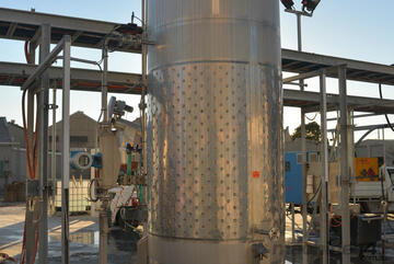 Pressure vessel tank reactor crystallizer 3400L: