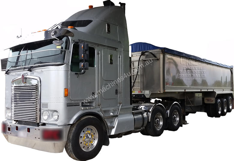 caption Kenworth K104 & Lusty Alloy Semi Tipper