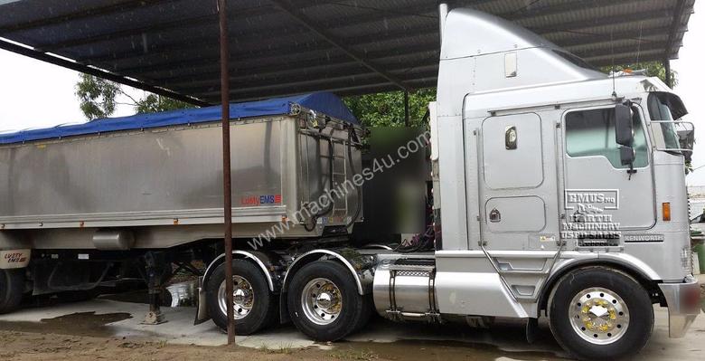caption Kenworth K104 & Lusty Alloy Semi Tipper