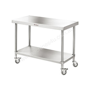 Simply Stainless 900 x 700mm Mobile Work Bench