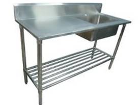 NEW 1200 STAINLESS STEEL BENCH LEG BRACING - picture2' - Click to enlarge