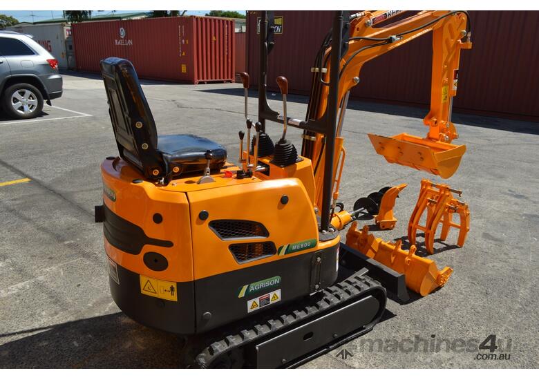 New 2020 Agrison Mini Excavator ME1000 with Buckets Ripper Post 07