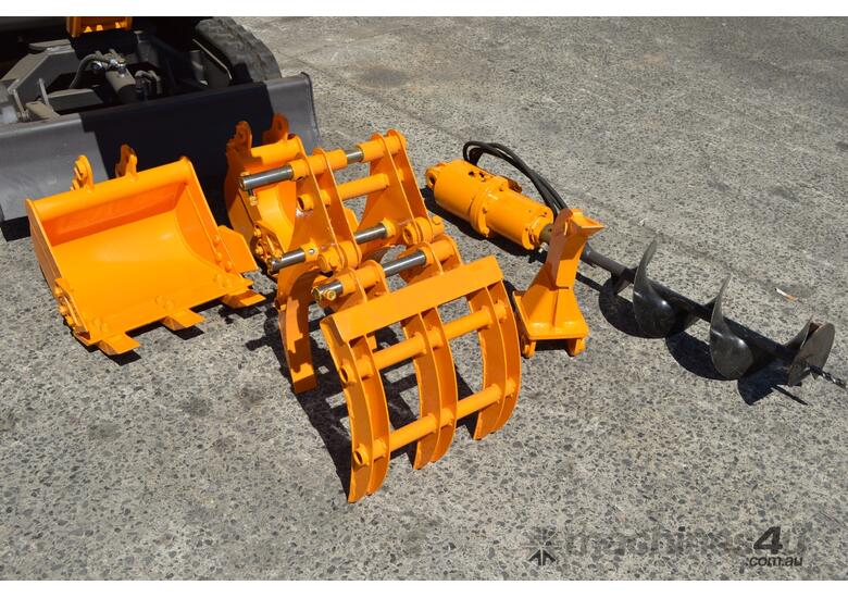 New 2020 Agrison Mini Excavator ME1000 with Buckets Ripper Post 07