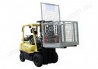 Forklift accessories, cages, jibs, ramps, clamps