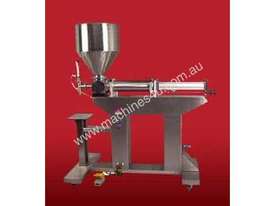 Rotary Valve Piston Filler with Hopper (Free Standing) - picture1' - Click to enlarge