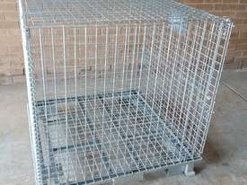 ABLE. FOLDING MESH CONTAINER. For Logistics / Stock Picking and Storage - picture1' - Click to enlarge