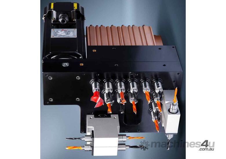 caption 5 sided Through-feed boring - with routing