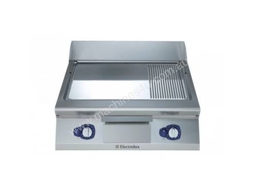 Electrolux 900XP E9FTGHCP00 800mm wide Sloped Chrome Plated Gas Frytop Griddle