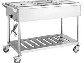 F.E.D. BMT4H Four Pan Heated Food Service Cart - picture0' - Click to enlarge