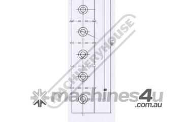 GB-110.10025 3200mm Sheet Metal Guillotine Blade Set - 6CrW2Si 1100 x 100 x 25mm Top & Bottom Blade