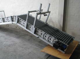 Large Long Incline Z Style Motorised Belt Conveyor - 6.4m Travel - picture0' - Click to enlarge