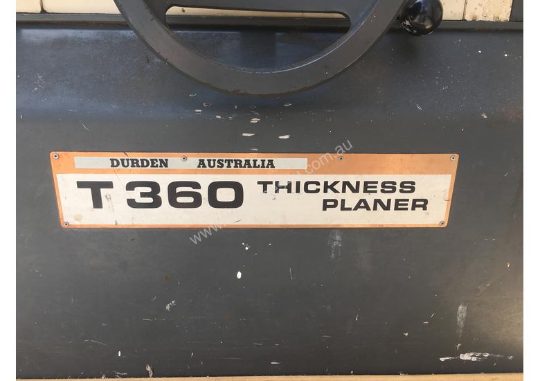 caption Durden Thickness Planer (Refurbished)