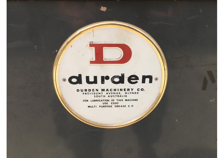 caption Durden Thickness Planer (Refurbished)