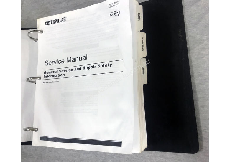 caption CAT 12H 140H 160H Service Manual