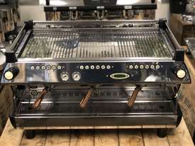 LA MARZOCCO GB5 3 GROUP ESPRESSO COFFEE MACHINE BLACK CAFE DUAL BOILER - picture2' - Click to enlarge