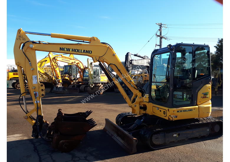 caption 2014 NEW HOLLAND EX55BX EXCAVATOR
