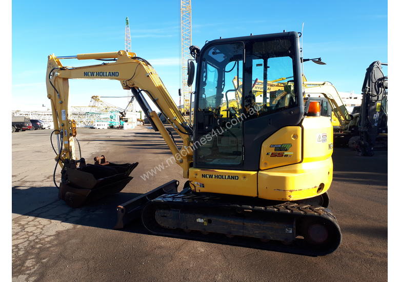 caption 2014 NEW HOLLAND EX55BX EXCAVATOR