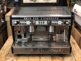 ASTORIA PERLA 2 GROUP BLACK ESPRESSO COFFEE MACHINE - picture0' - Click to enlarge