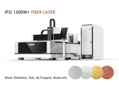 IPG 1500W (up to 3kW) 1.5x3m Industrial Metal Fiber laser - Delivery/installation included!