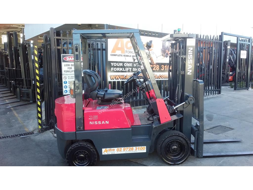 Used Nissan Eofy Sale Nissan Diesel Forklift 1 5 Ton Container Mast 11000 Gst Negotiable Counterbalance Forklifts In Fairfield Nsw
