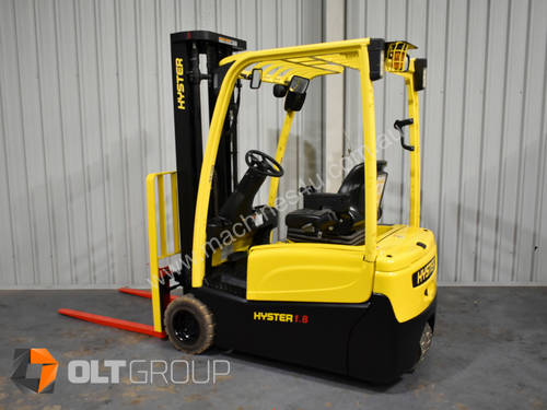 Hyster J1.8XNT Electric Forklift Sideshift Markless Tyres Low Hours 5200mm Lift Height