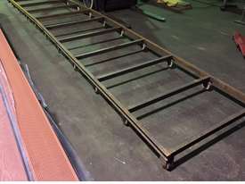 Steel Frame Flatbed Trolley - 2 Fit perfectly in 20 foot container  - picture0' - Click to enlarge