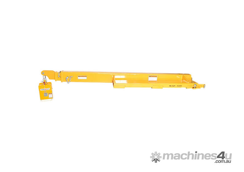 caption Container Unloader Forklift Jib Low Profile 5420mm