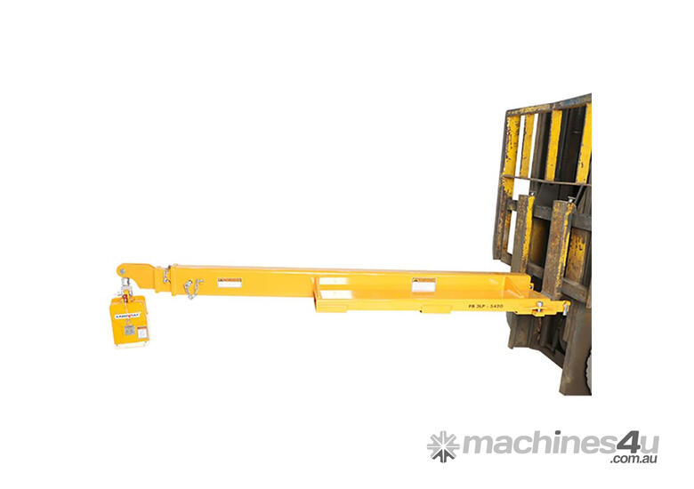 caption Container Unloader Forklift Jib Low Profile 5420mm