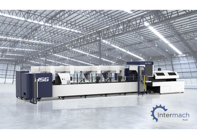 caption HSG TS65 2kW Fiber Laser Cutting Machine * IPG SOURCE & ALPHA WITTENSTEIN COMPONENTS *