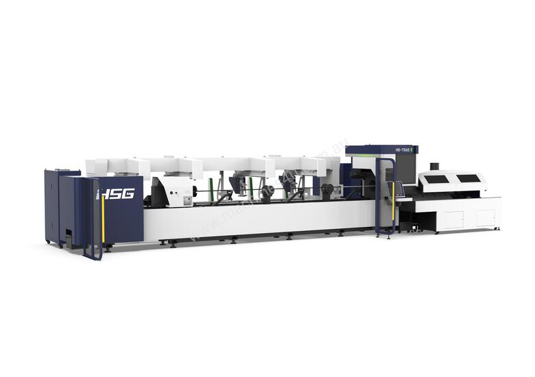 caption HSG TS65 2kW Fiber Laser Cutting Machine * IPG SOURCE & ALPHA WITTENSTEIN COMPONENTS *