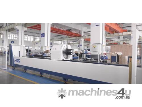 caption HSG TS65 2kW Fiber Laser Cutting Machine * IPG SOURCE & ALPHA WITTENSTEIN COMPONENTS *