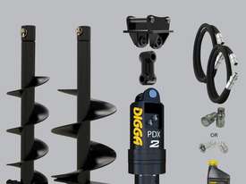 Digga PDX2 auger drive combo package mini excavator up to 2.7T - picture0' - Click to enlarge