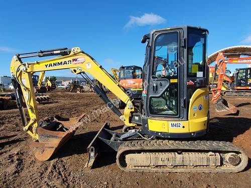 2017 YANMAR VIO35-6 3.6T EXCAVATOR WITH FULL CAB AND LOW 980 HOURS