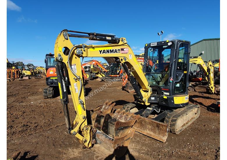 Used 2017 Yanmar 2017 YANMAR VIO356 3 6T EXCAVATOR WITH FULL CAB AND