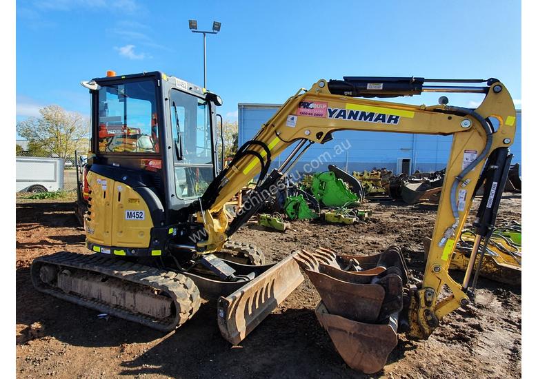 Used 2017 Yanmar 2017 YANMAR VIO356 3 6T EXCAVATOR WITH FULL CAB AND