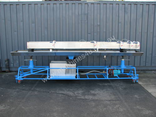 Extrusion Line Cooling Water Bath - 3.5m Long