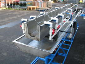 Extrusion Line Cooling Water Bath - 3.5m Long - picture1' - Click to enlarge